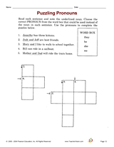 Puzzling Pronouns