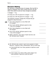 Measurement and Probability: Decision Making (Gr. 3)