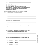 Fractions and Customary Measurement: Decision Making (Gr. 5)