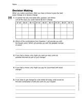 Money: Decision Making (Gr. 6)