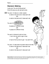 Multiplication and Division Concepts: Decision Making (Gr. 2)