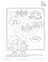 Dora the Explorer Map (Spanish)