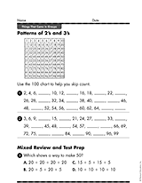 Patterns of 2’s and 3’s